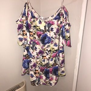 Off the shoulder romper